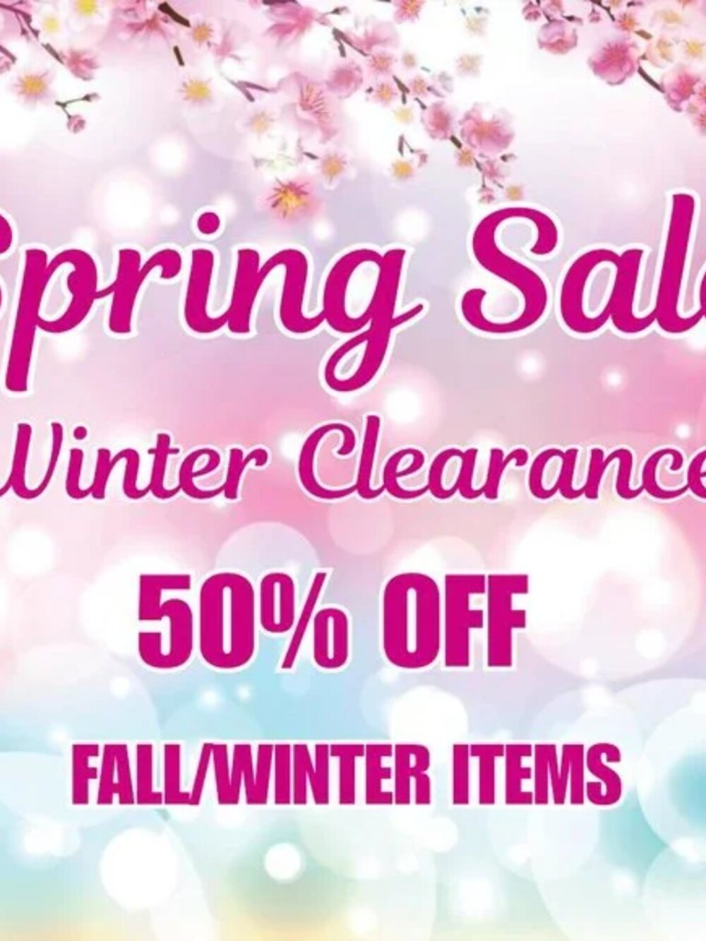 ❄️ Winter Clearance! ❄️